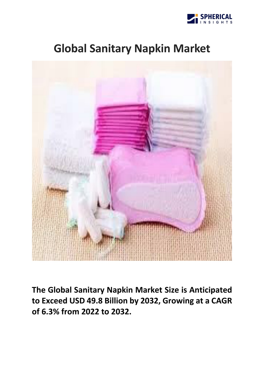 global sanitary napkin market l.w