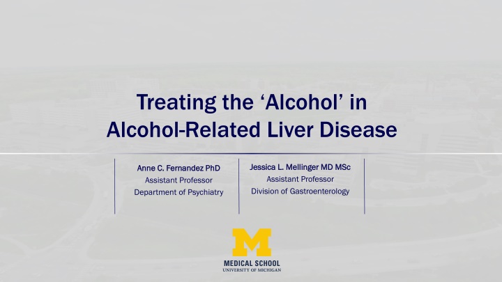 Managing Alcohol Use in Alcohol-Related Liver Disease