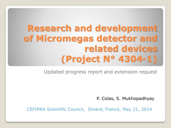 Advancements in Micromegas Detector Research Project