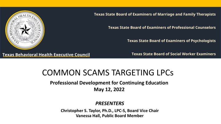 Combating Scams Targeting LPCs: Awareness and Prevention Strategies
