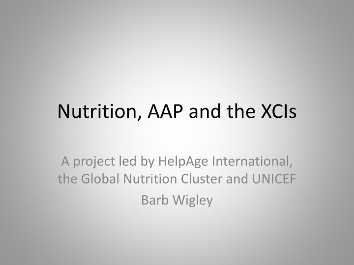 Enhancing Accountability and Program Quality in Global Nutrition Initiatives