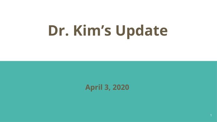 Hoover School Update - April 3, 2020