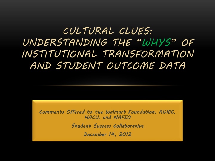 Factors Influencing Student Retention in Higher Education