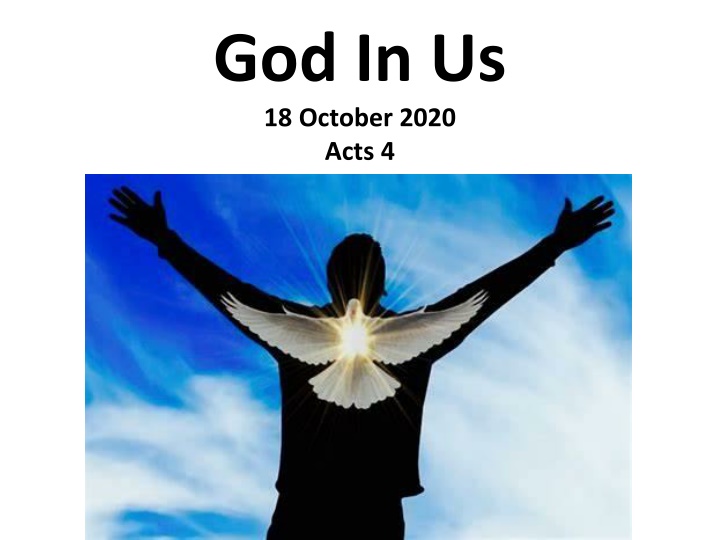 Inspirational Messages through Songs and Images on God's Presence