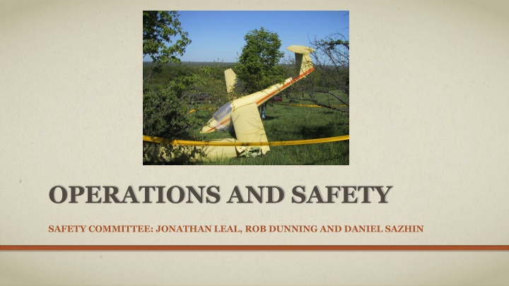 Safety Guidelines and Preflight Procedures for Glider Operations