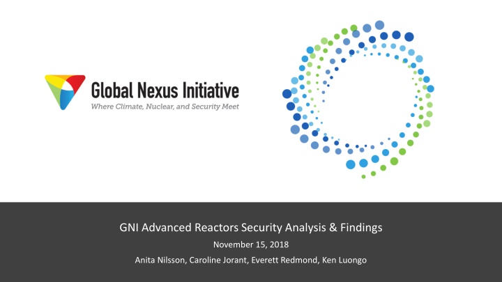 Challenges in Security Analysis of Advanced Reactors