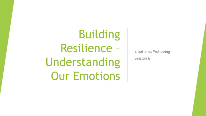 Emotion Management Workshop for Wellbeing