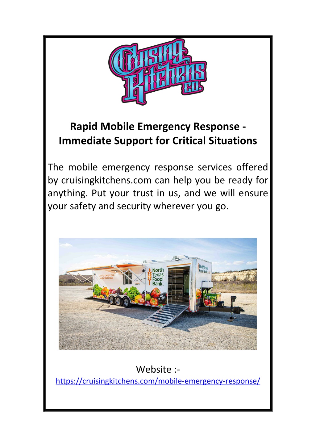 rapid mobile emergency response immediate support l.w