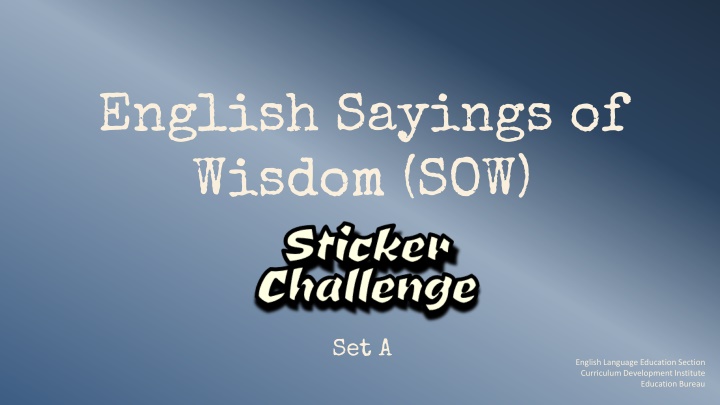 Wise Sayings for Personal Growth and Reflection