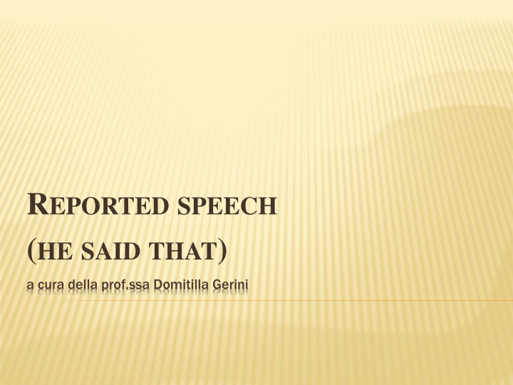 Mastering reported speech: Rules and tense changes explained