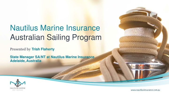 Nautilus Marine Insurance Australian Sailing Program Overview