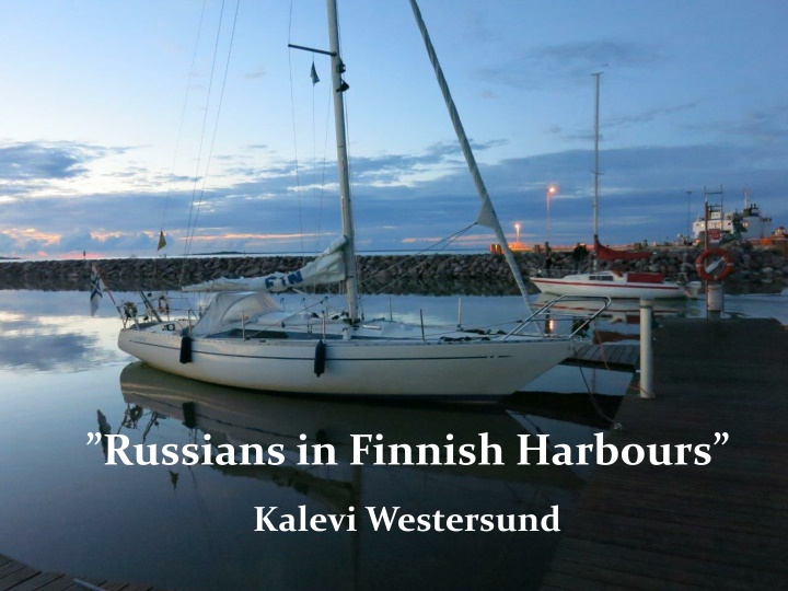 Boating Information in Finland, Russia, and Estonia