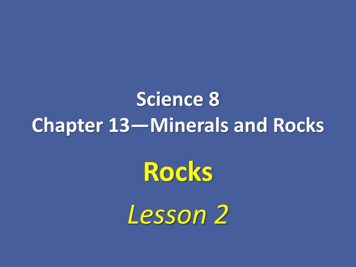 Metamorphic Rocks: Foliated vs. Nonfoliated