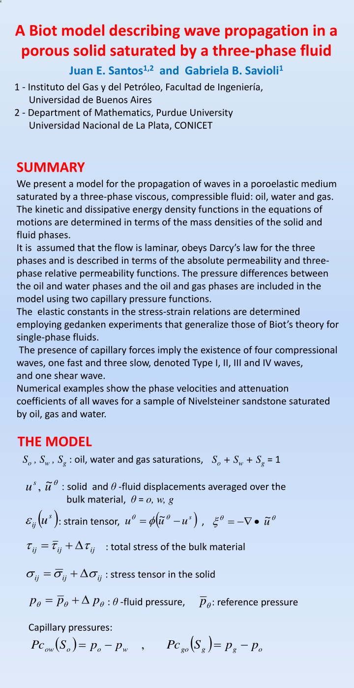 Model for Wave Propagation in Poroelastic Medium Saturated by Three-Phase Fluid