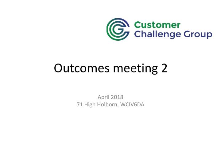 Bespoke Outcomes Framework for Water Companies