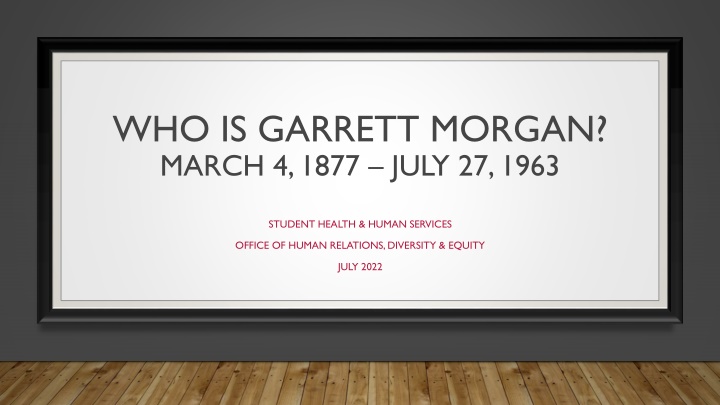 The Legacy of Garrett Morgan: Inventor, Entrepreneur, and Civil Rights Advocate
