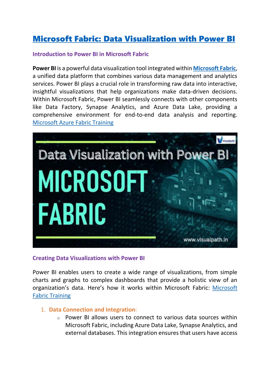 microsoft fabric data visualization with power bi l.w