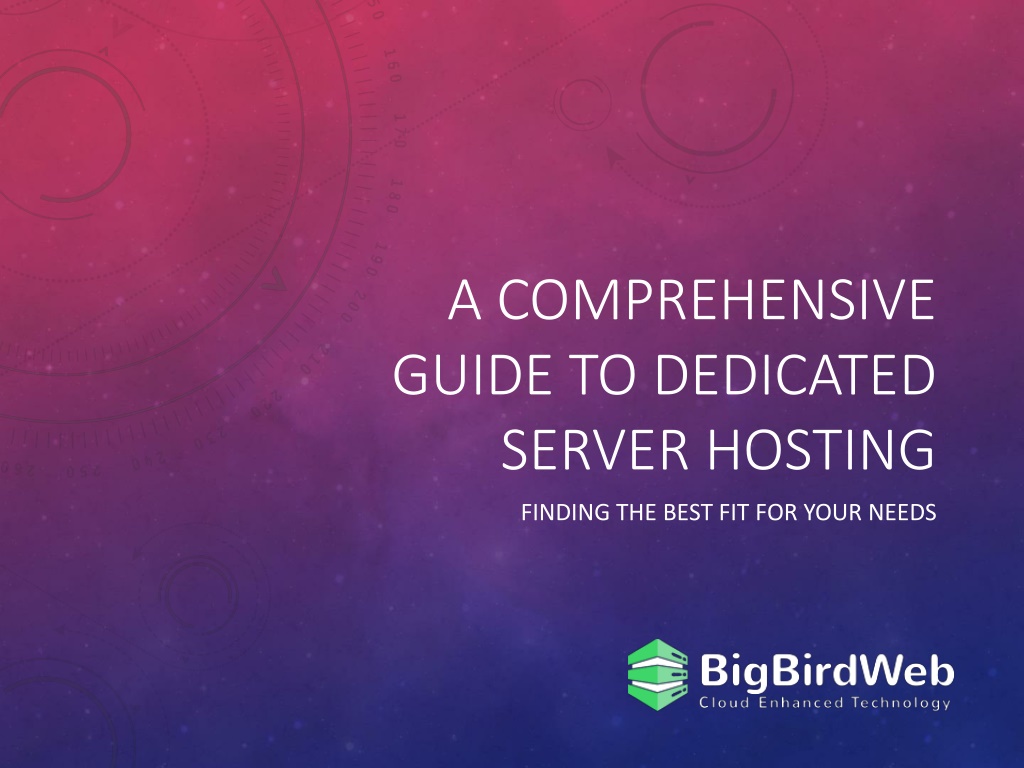 a comprehensive guide to dedicated server hosting l.w