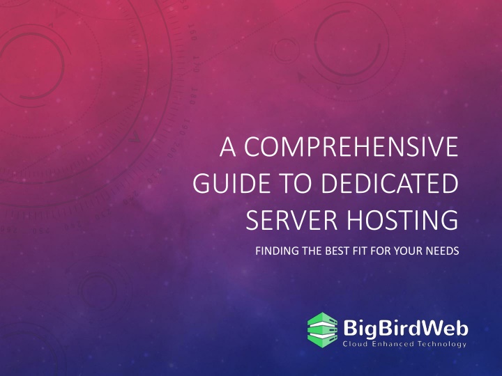 a comprehensive guide to dedicated server hosting n.w