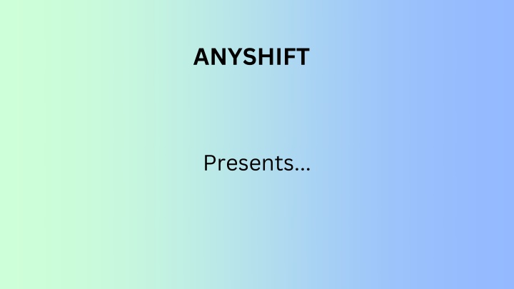 Discover AnyShift: Your Ultimate Job Search Platform