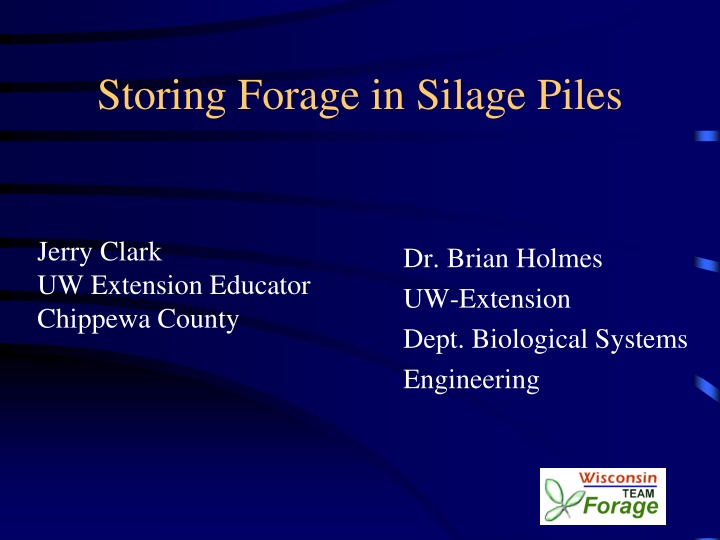 Effective Strategies for Storing Forage in Silage Piles