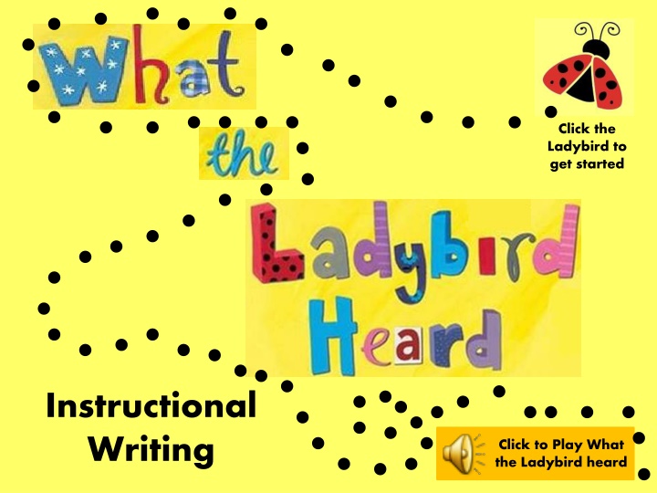 Learn to Write Instructions with the Ladybird