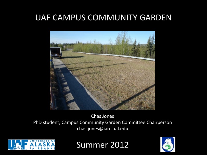 UAF Campus Community Garden Project Overview