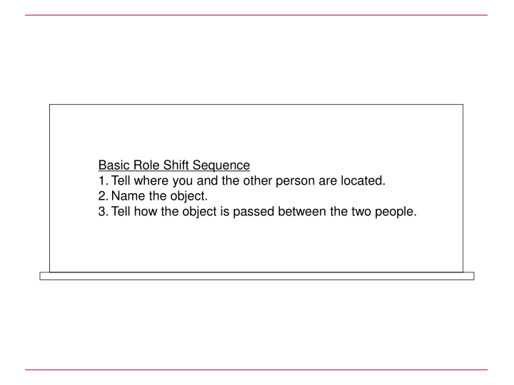 Interactive Role-Shifting Narrative Sequences