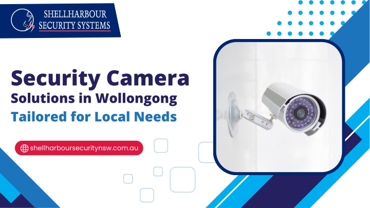 security camera solutions in wollongong tailored n.w
