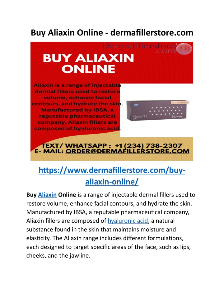 buy aliaxin online dermafillerstore com n.w