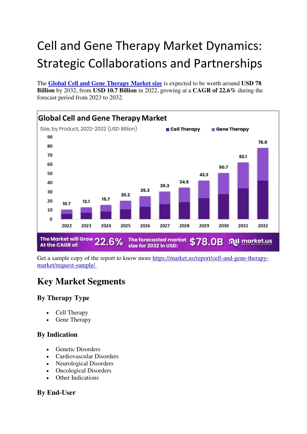 cell and gene therapy market dynamics strategic l.w