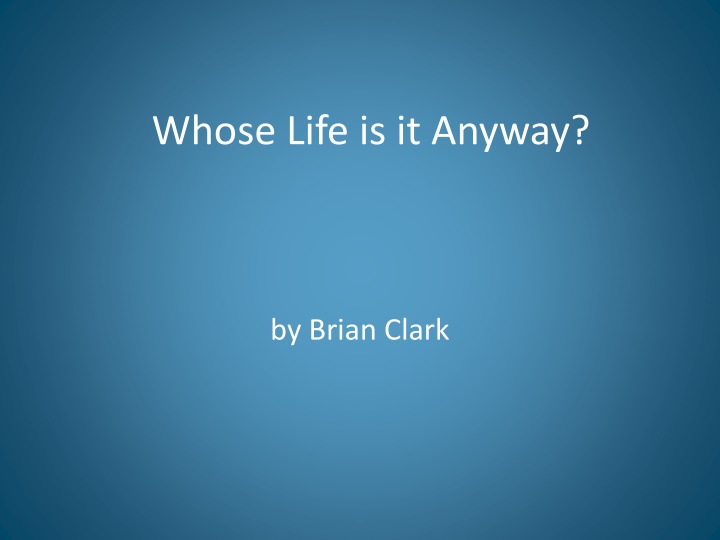 Examination of Free Will and Individual Autonomy in 