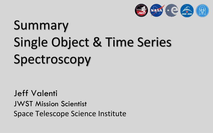 Best Practices for Spectroscopy in JWST Missions