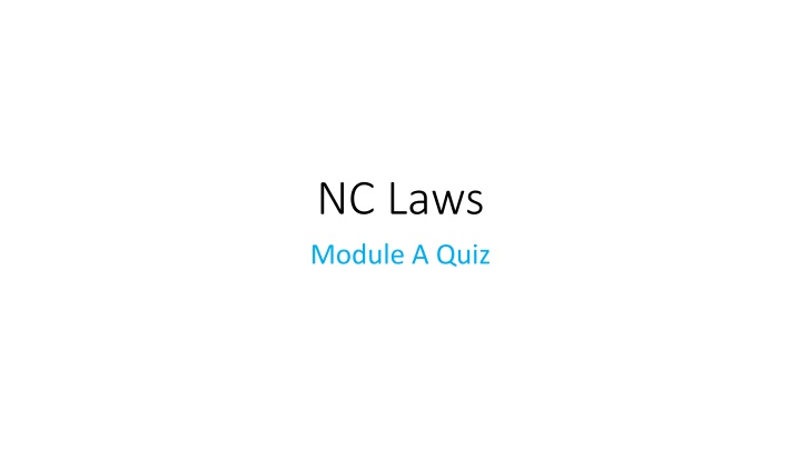 Healthcare Laws and Regulations Quizzes