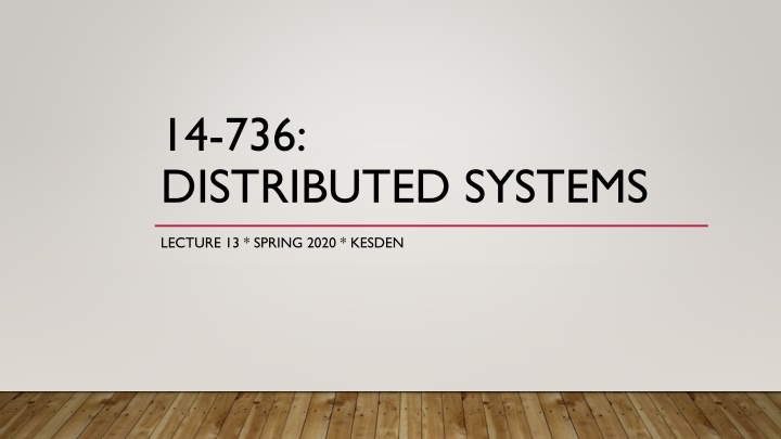 Distributed File Systems