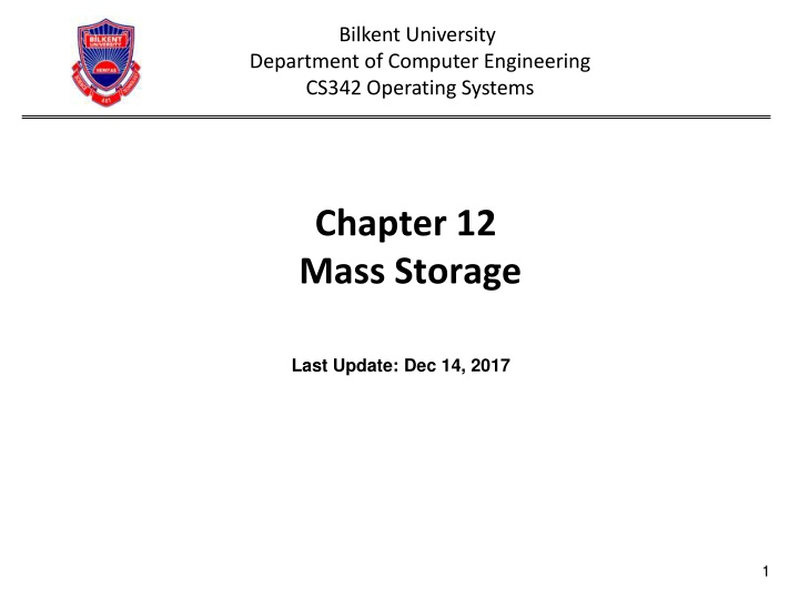 Overview of Mass Storage Systems in Computer Engineering