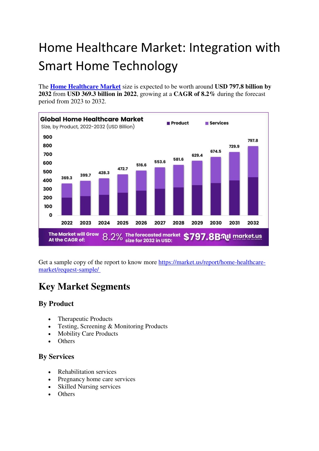 home healthcare market integration with smart l.w