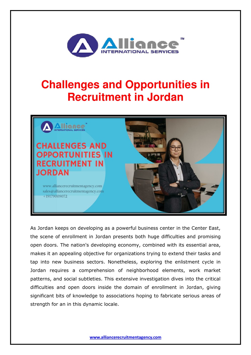 challenges and opportunities in recruitment l.w