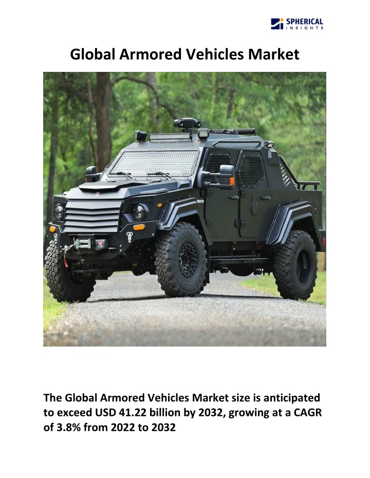 global armored vehicles market n.w