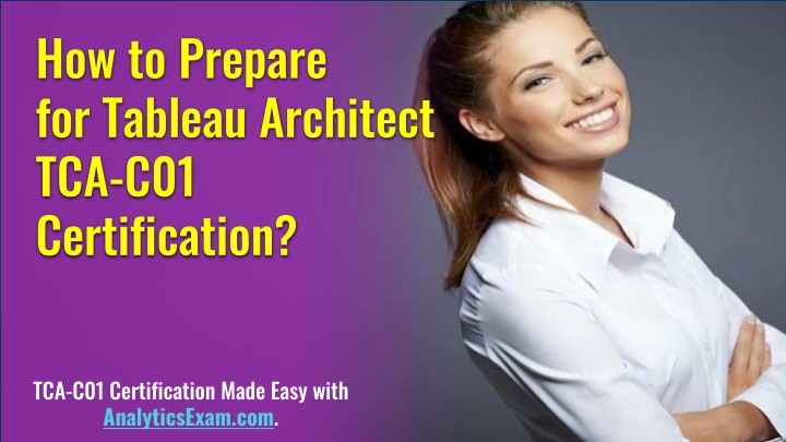 how to prepare for tableau architect n.w
