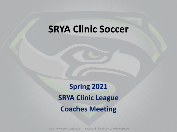 SRYA Clinic Soccer Program Updates and Guidelines