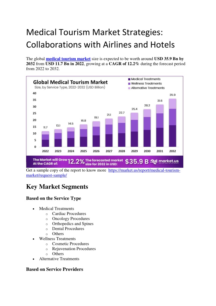 medical tourism market strategies collaborations n.w