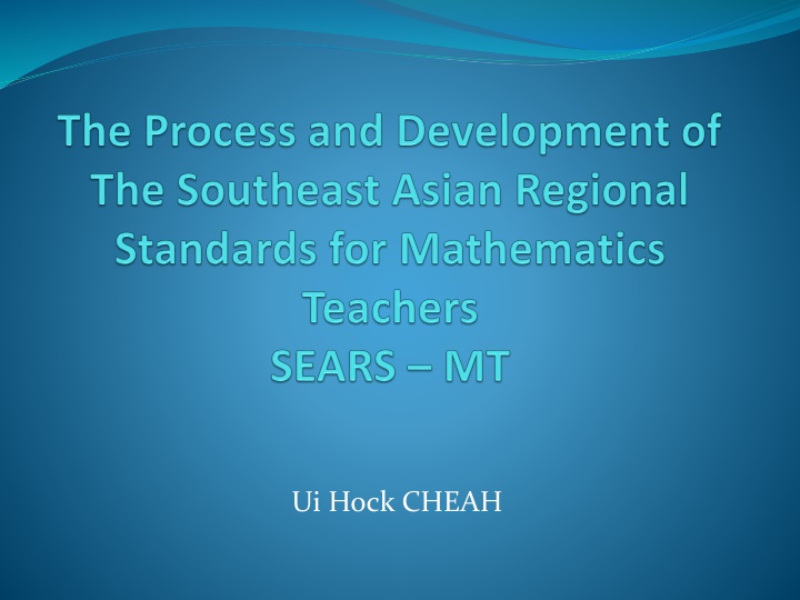 SEARS-MT Initiative: Enhancing Mathematics Teaching Quality in Southeast Asia