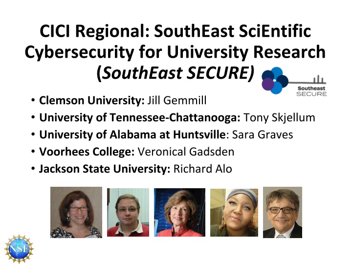 Enhancing Cybersecurity in University Research: Insights from SouthEast SECURE Program