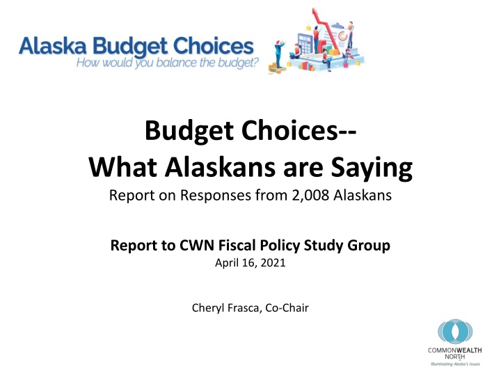 Alaskan Budget Choices: Insights from 2,008 Residents