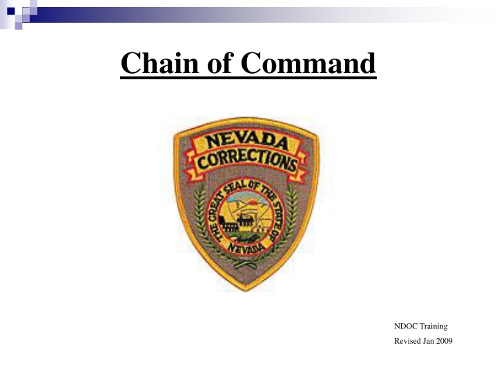 The Importance of Chain of Command in NDOC Training