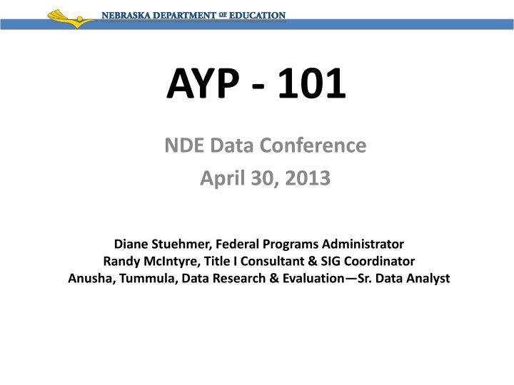 AYP in Education: Goals, Subgroups, and Performance Levels