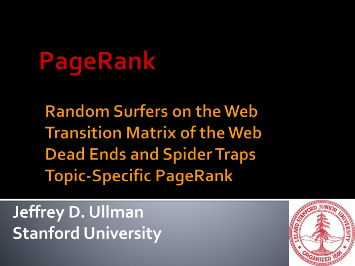 PageRank and Random Surfer Model