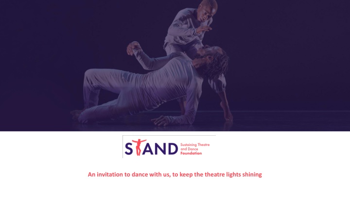 The Impact of COVID-19 on Theatre and Dance: STAND Foundation Launch