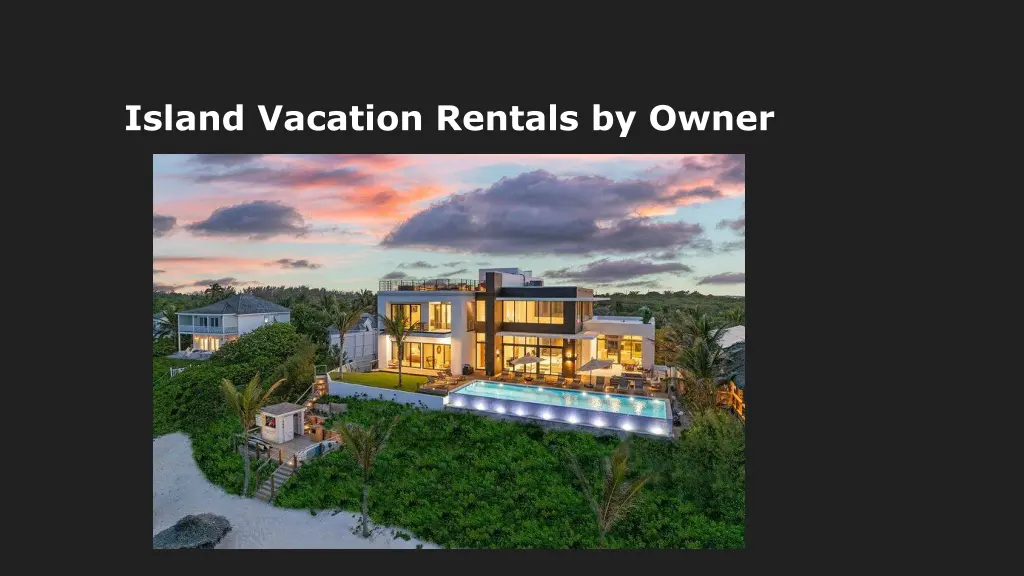 island vacation rentals by owner n.